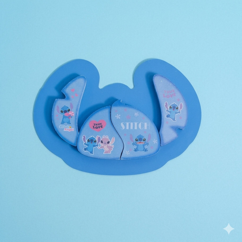 Stitch Troublemaker T-Shirt Sticky Set Gift Bundle