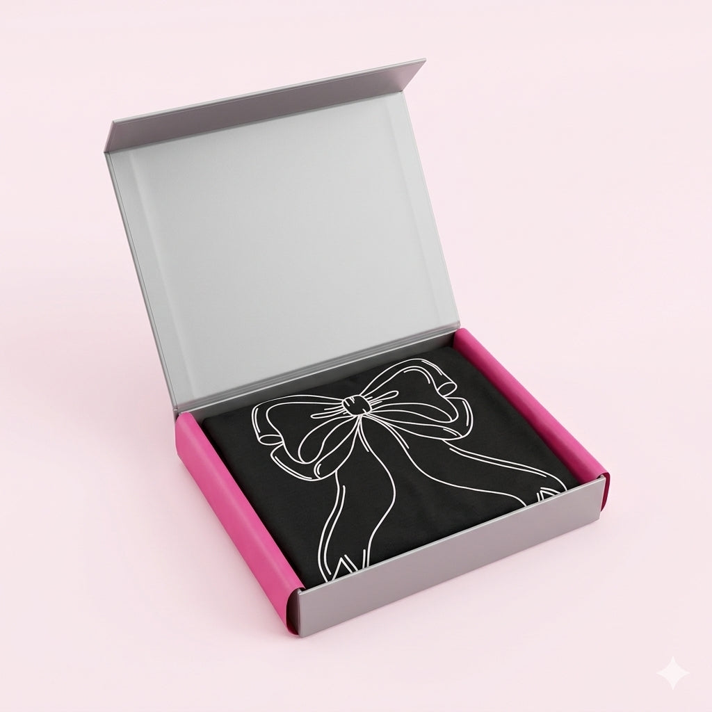Always on My Mind Graphic Fitted T-Shirt Signature Box