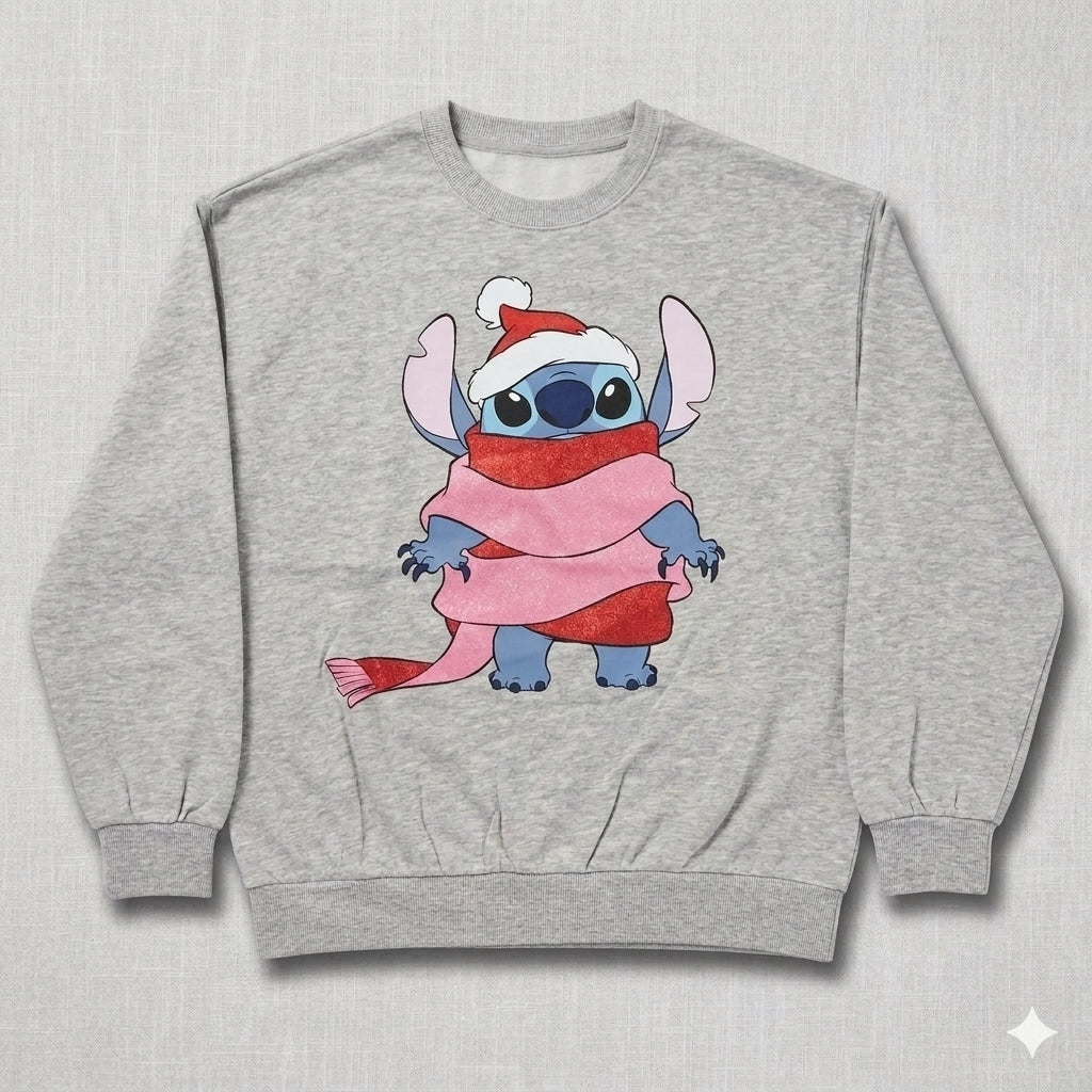 Stitch Santa Fleece Sweatshirt Signature Box