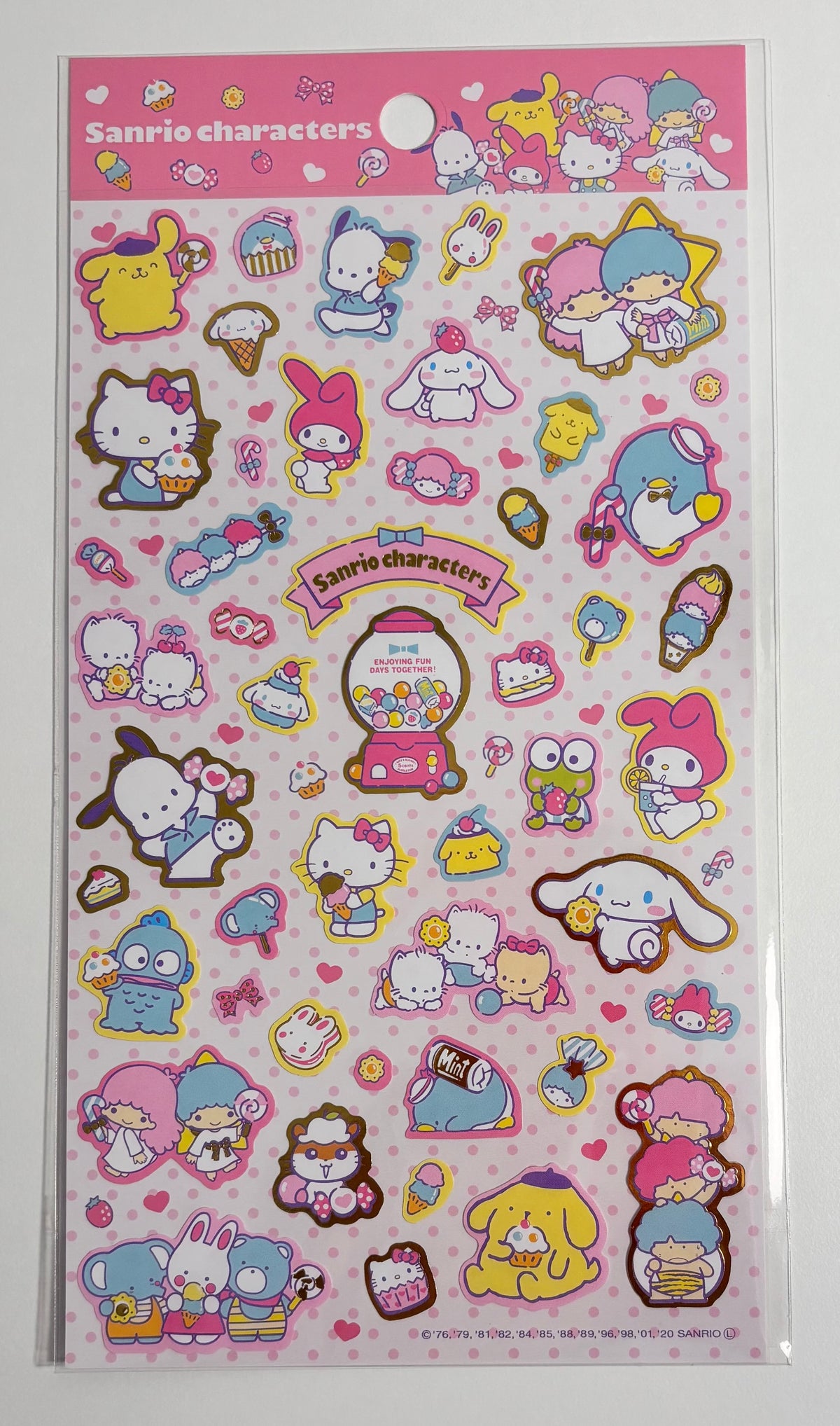 Hello Kitty & Friends T-Shirt & Sticker Duo Gift Bundle