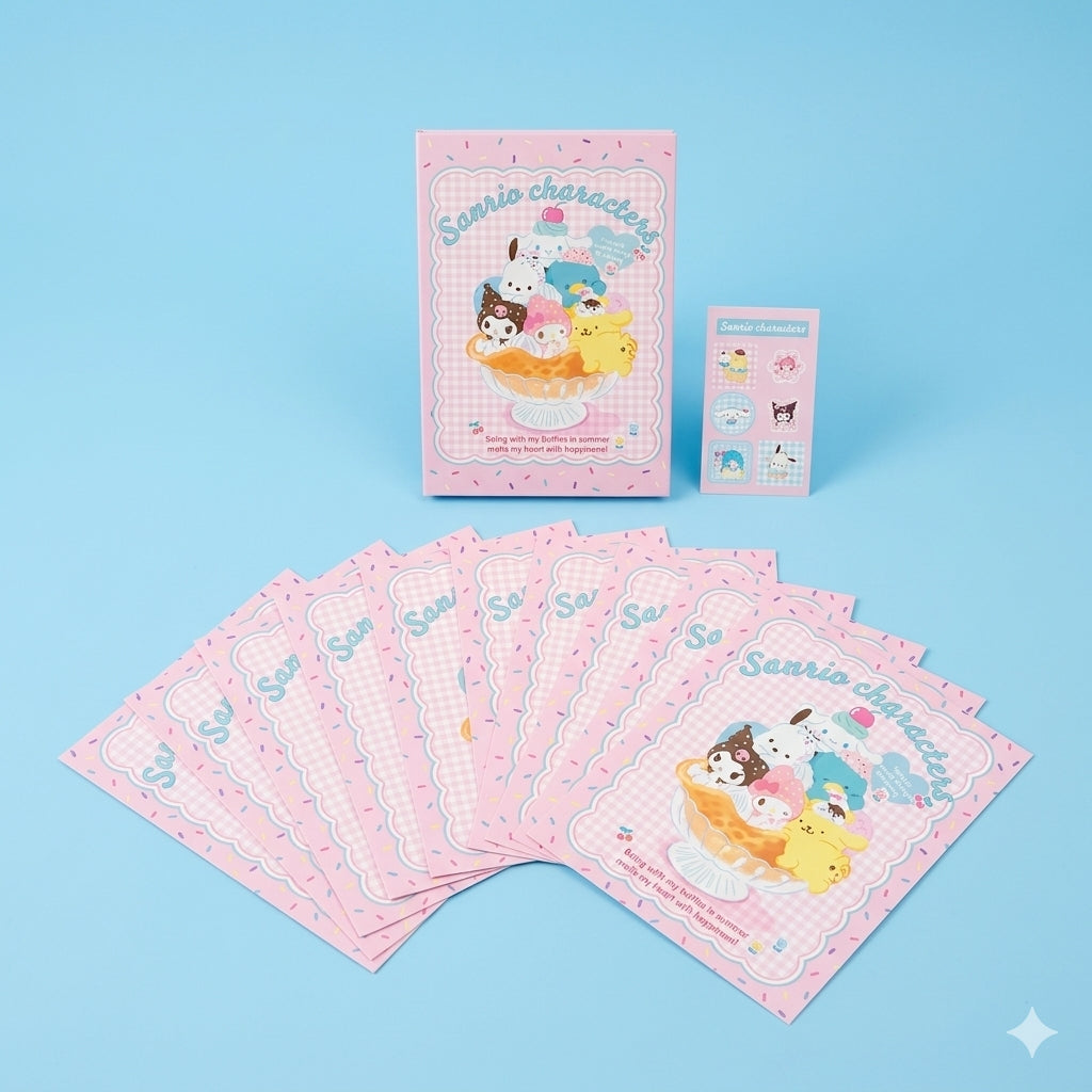 Kuromi Beanie & Letter Set Gift Bundle