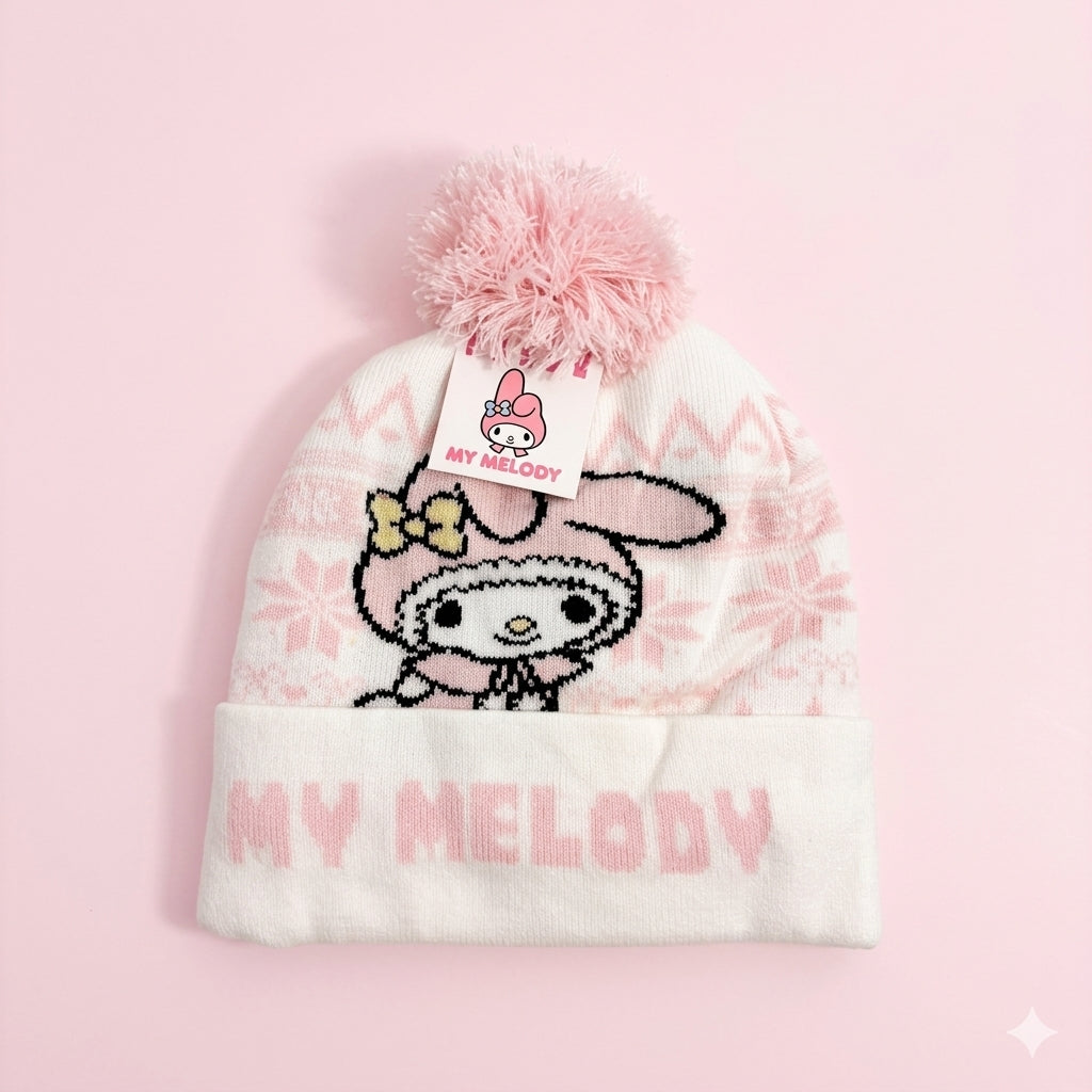 My Melody Pink Beanie & Letter Set Gift Bundle