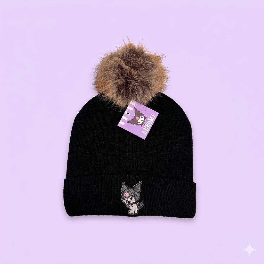 Kuromi Beanie & Letter Set Gift Bundle