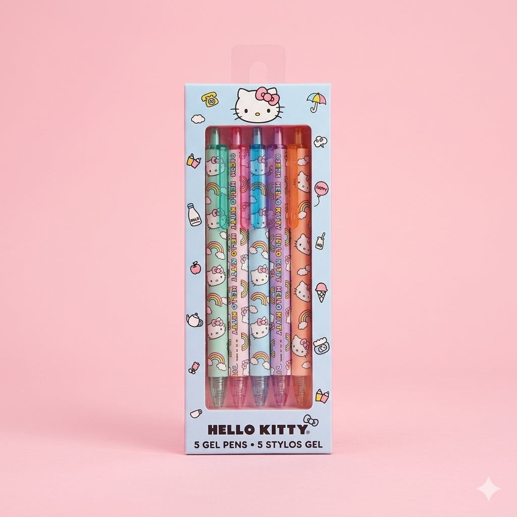 Hello Kitty & Friends T-Shirt & Stationery Trio Set Gift Bundle