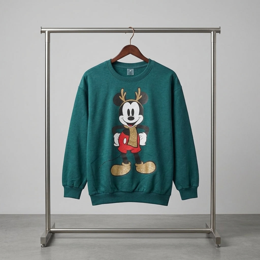 Mickey Christmas Fleece Sweatshirt Signature Box