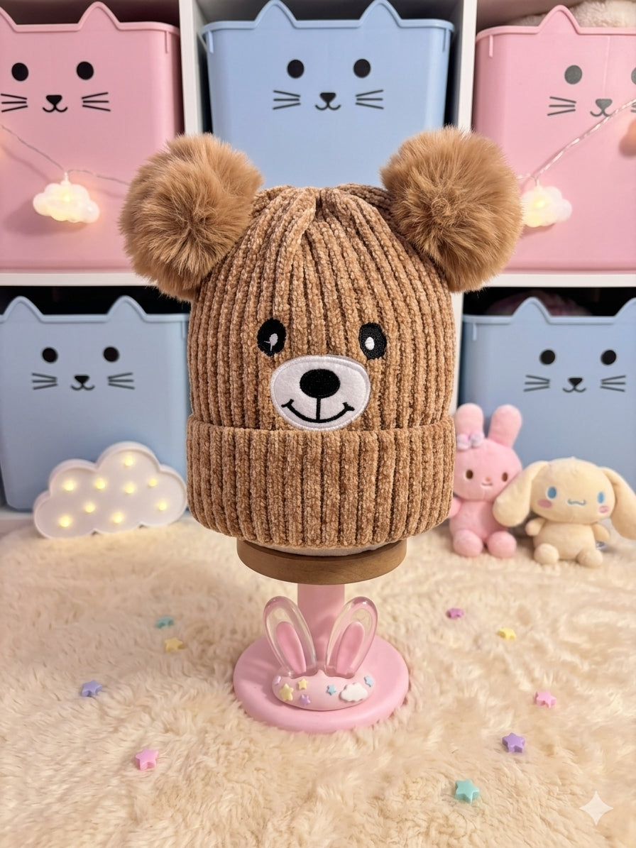 Ribbed Chenille Critter Beanie Signature Box