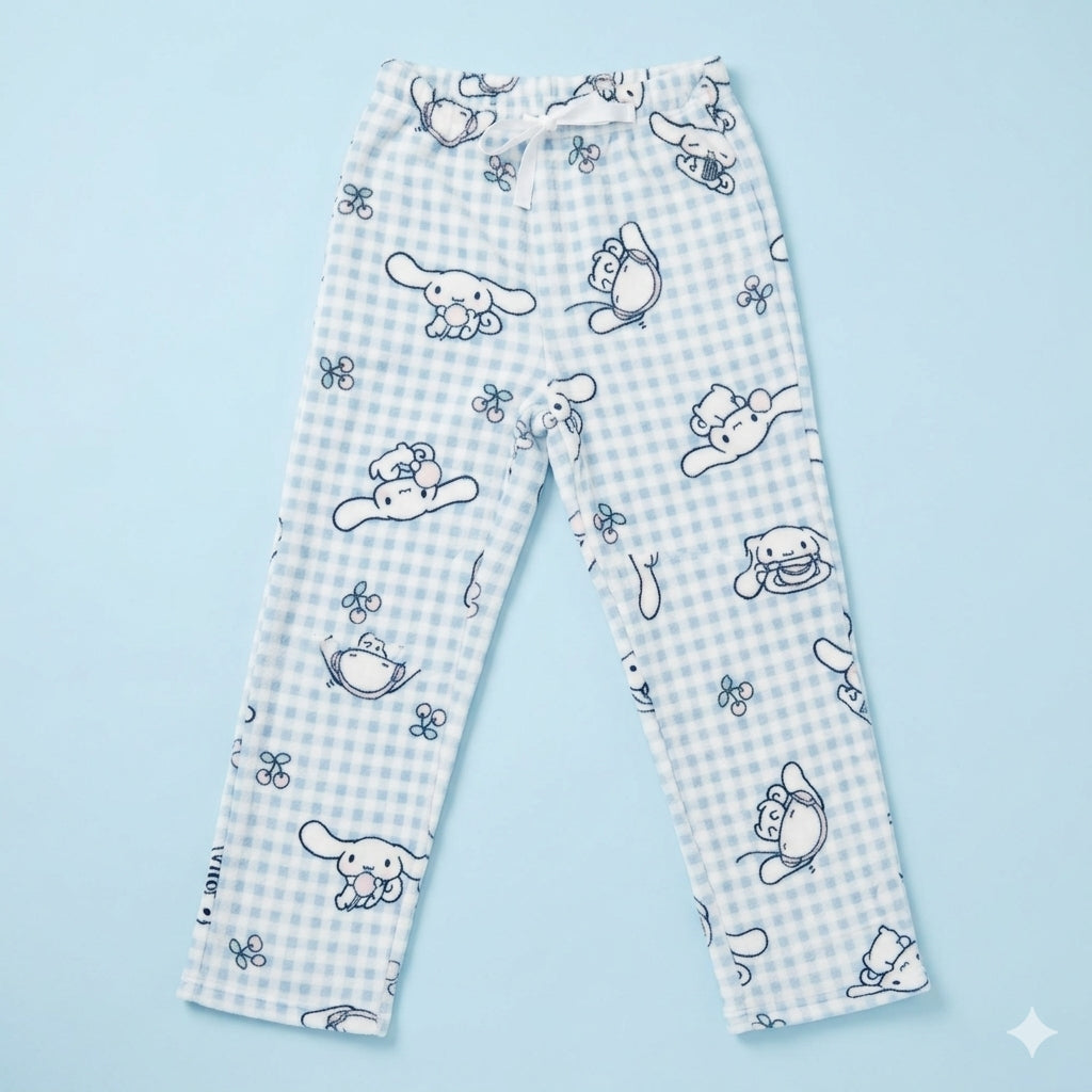 Cinnamoroll HD Print T-shirt & Plush Pant Pajama Set Signature Box