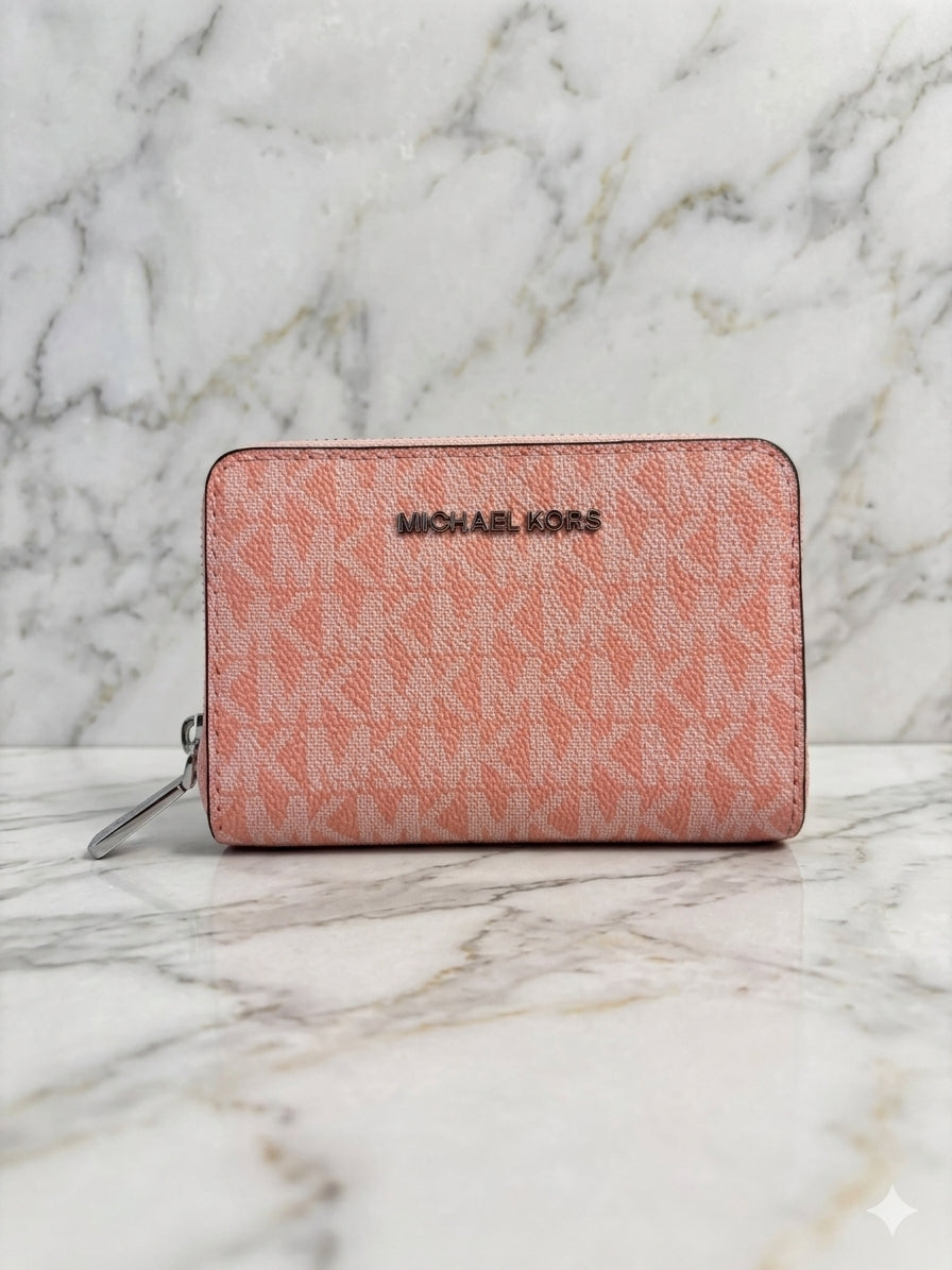 Jet Set Small Signature Logo Wallet