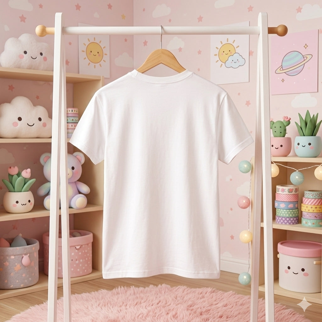 Christmas Coffees Graphic & Puff Print Oversized T-Shirt Signature Box